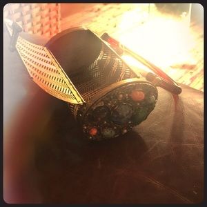 Dorset-Rex metal and stone purse 50-60’s